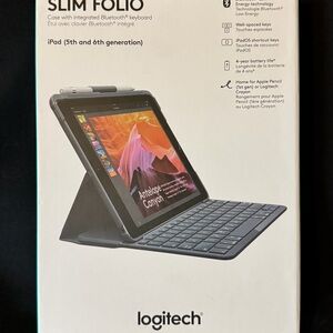 Logitech Slim Folio Case with Integrated Bluetooth Keyboard